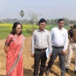 मंडई बीयर परियोजना की प्रगति का डीएम ने किया निरीक्षण