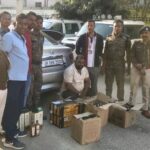 जहानाबाद में अवैध विदेशी शराब से भरी कार जब्त, गुप्त सूचना के आधार पर उत्पाद विभाग की कार्रवाई