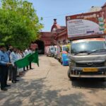 गयाजी में अग्नि सुरक्षा जागरूकता अभियान की शुरुआत, एलईडी प्रचार वाहन को दिखाई गई हरी झंडी