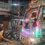 खिजरसराय बाजार में भारी वाहनों की एंट्री से जाम, सूचना पट्ट नहीं होने पर उठे सवाल