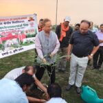 विश्व पर्यावरण दिवस सप्ताह पर सीयूएसबी में 620 पौधों का वृक्षारोपण, हरित परिसर निर्माण का लिया संकल्प