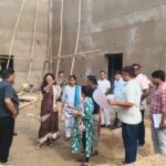 निर्माणाधीन सभागार भवन का डीएम ने किया निरीक्षण, 31 अक्टूबर तक गुणवत्ता के साथ कार्य पूरा करने का निर्देश
