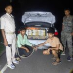 गयाजी में कार से 175.68 लीटर विदेशी शराब बरामद, पटना के दो तस्कर गिरफ्तार