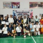 बैडमिंटन में गया कॉलेज का दबदबा, पुरुष और महिला दोनों वर्गों में बना चैंपियन